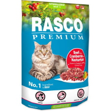 Hrana uscata pentru pisici Rasco Sterilizat Vita&Merisoare 400 gr