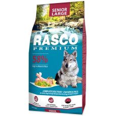 Hrana uscata pentru caini Rasco Premium Senior Large cu Pui si Orez 15 kg