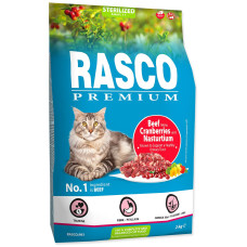 Hrana uscata pentru pisici Rasco Premium Sterilized Vita&Merisoare 2 kg