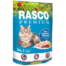 Hrana uscata pentru pisici Rasco Premium Sterilized Ton&Merisoare 400 gr