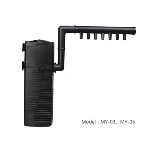 Filtru intern pentru acvariu Nubios 3W 300L/H MY-03