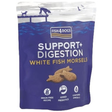 FISH4DOGS Support+ Digestion Recompensă pentru câini, biscuiţi cu Peşte alb 225g