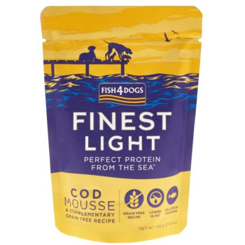 FISH4DOGS Finest Light Plic pentru câini, mousse Cod 100g