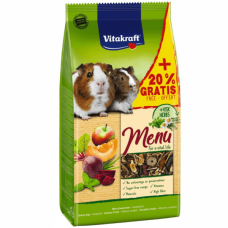 Hrana pentru porcusori de Guineea Vitakraft Premium Menu 1kg+20% Gratis