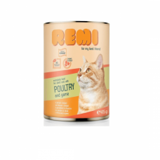 Hrana umeda pentru pisici Remi Cat Pasare/Vanat 415g
