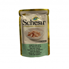 Hrana umeda pentru pisici Schesir cu ton si dorada 85 g