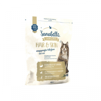 Hrana uscata pentru pisici Sanabelle Hair and Skin 400 g