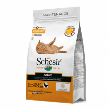 Hrana uscata pentru pisici Schesir Adult cu pui 10 kg