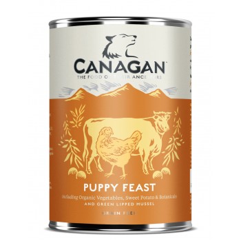 Hrana umeda pentru caini Canagan Grain Free Puppy Feast 400 g