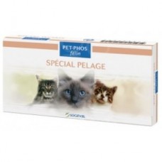 Supliment de vitamine pentru pisici Pet Phos Felin Pelage 36 tablete