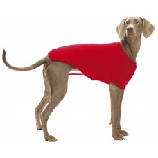 Pulover rosu tricotat pentru caini Croci 30 cm