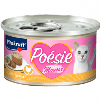 Hrana umeda pentru pisici Vitakraft Poesie Mousse cu Pui 85 g