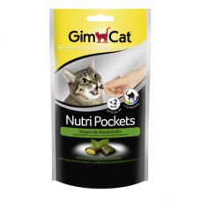 Recompense pentru pisici Gimpet Nutri Pockets cu iarba pisicii si multivitamine 60 g